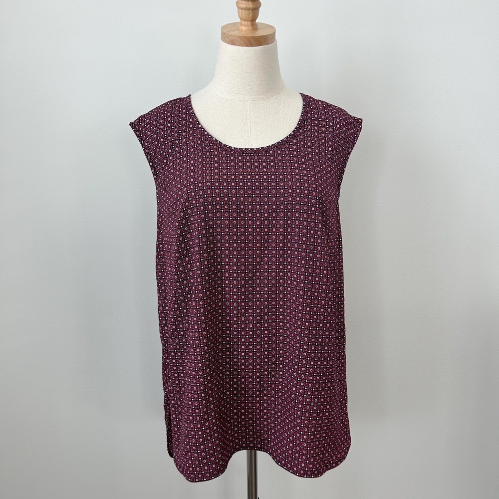 Merona Printed Blouse in Size Medium